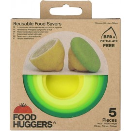 Couvercles réutilisables en silicone - Food Huggers Fresh Greens