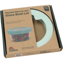 Couvercle réutilisable en verre et silicone - Food Huggers Green XSmall